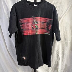 2001 A Space Odyssey Zara T Shirt Adult XL Black Human Error Sci Fi Kubrick Mens